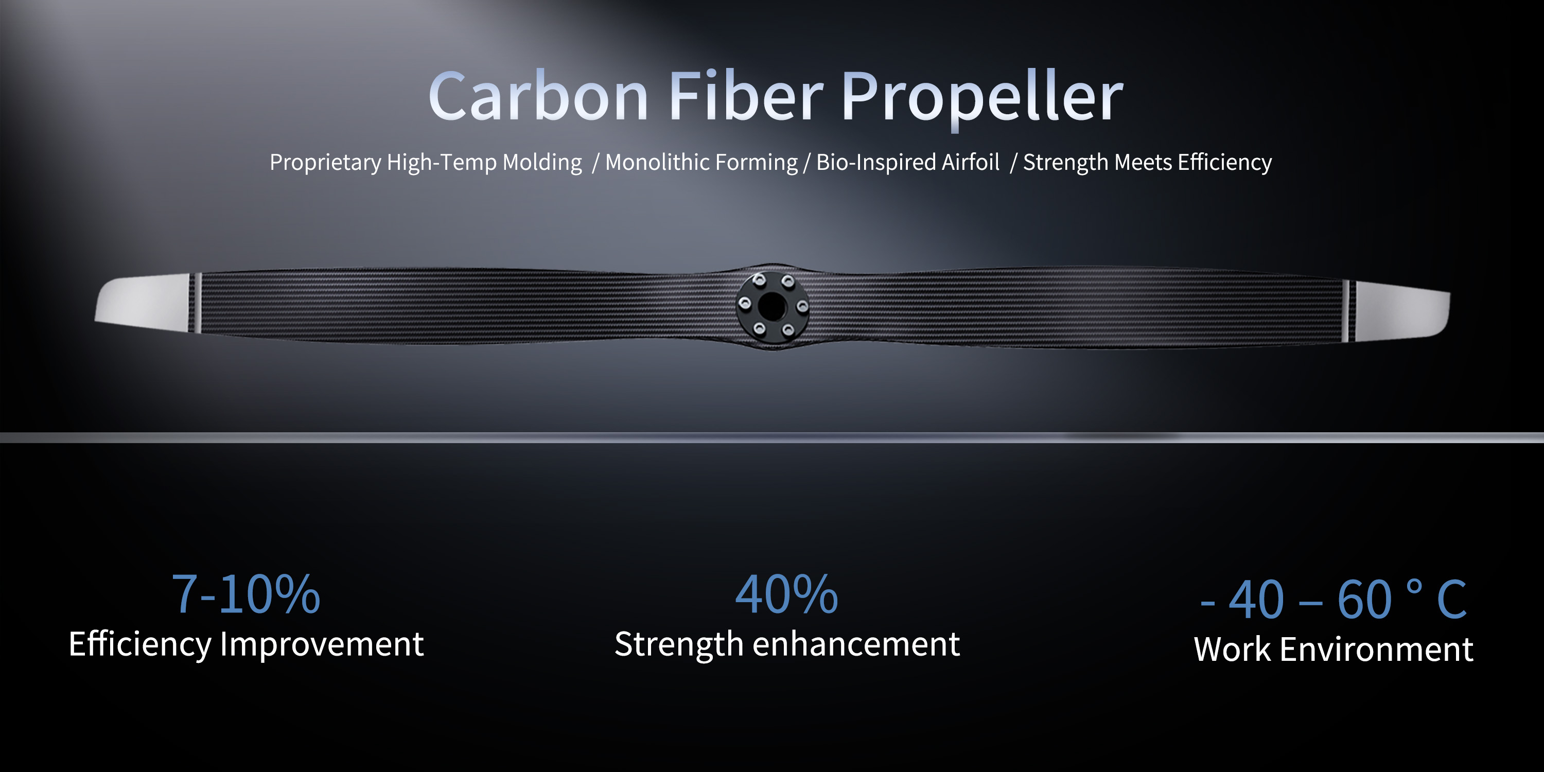 72*31 carbon fiber propeller